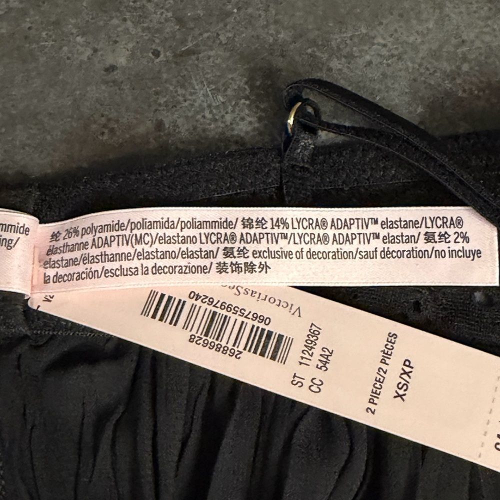 Victoria's Secret DREAM ANGELS Dare to Dream Lace Pleated Babydoll Set, XS. NWT! - Picture 13 of 13